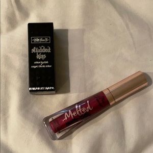 Kat Von D lipstick Too Faced melted